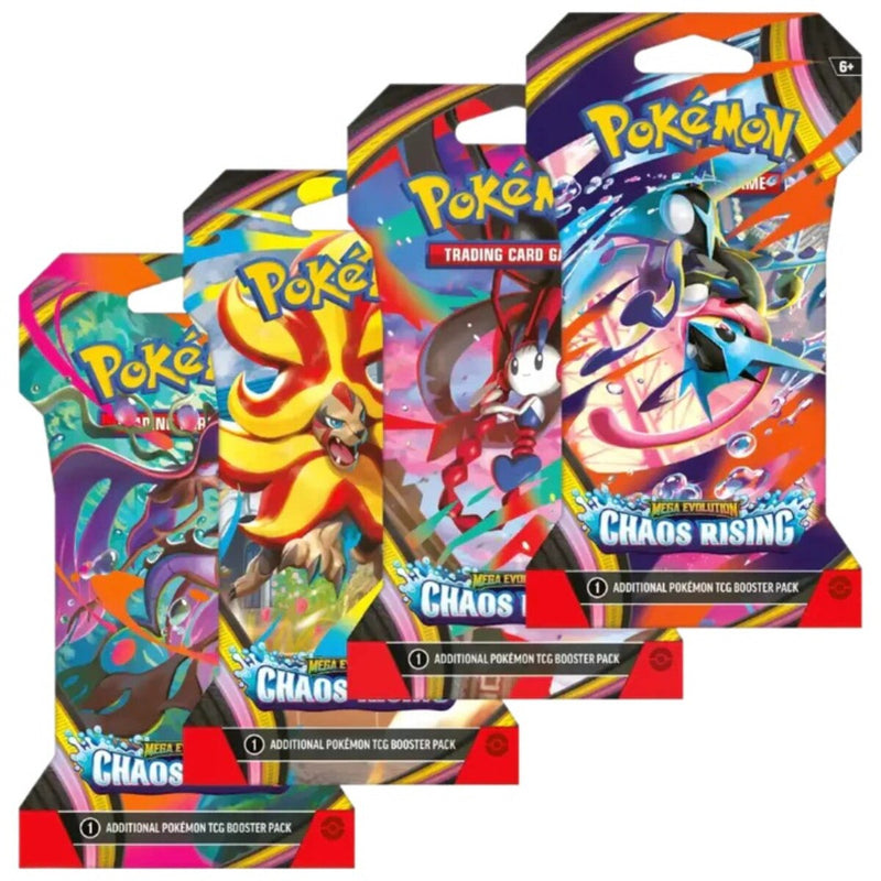 Pokémon: Mega Evolution Chaos Rising: Sleeved Booster