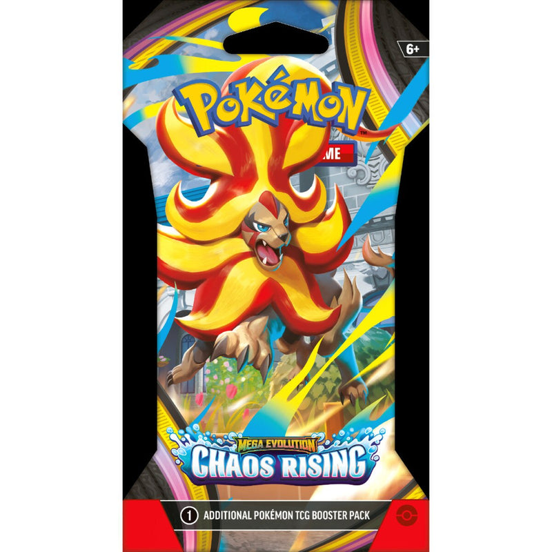 Pokémon: Mega Evolution Chaos Rising: Sleeved Booster
