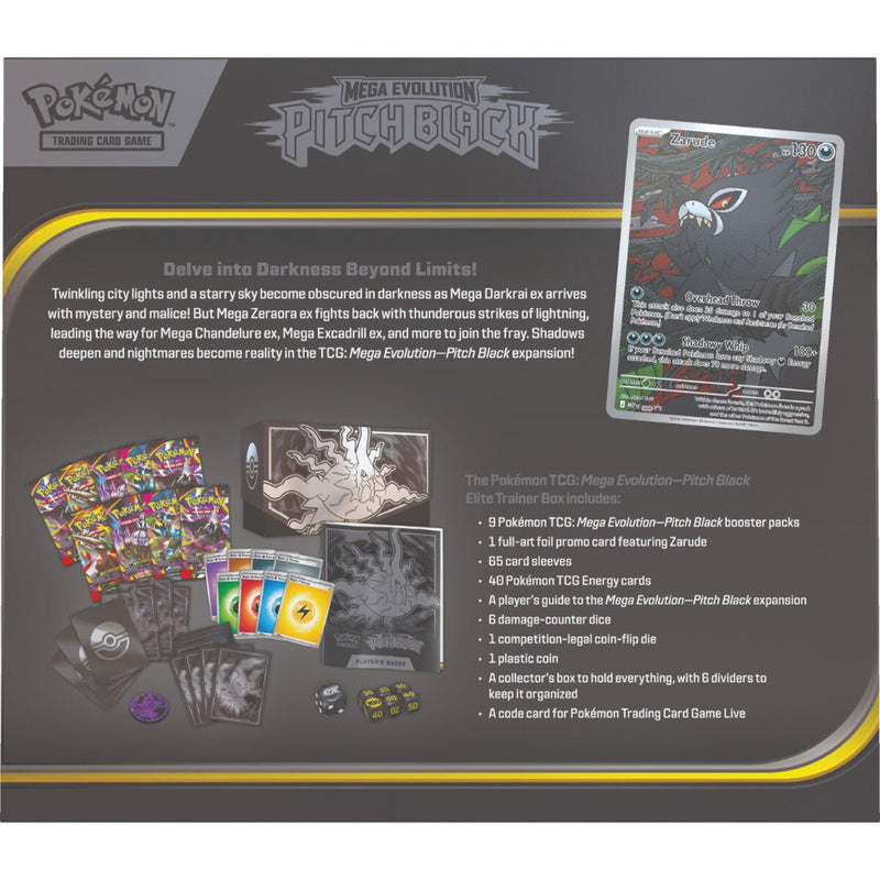 Pokémon: Mega Evolution—Pitch Black: Elite Trainer Box