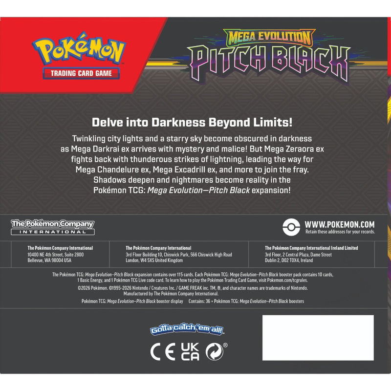 Pokémon: Mega Evolution—Pitch Black: Booster Pack