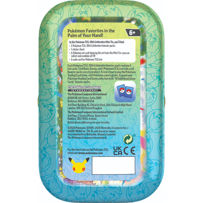 Pokémon TCG 30th Celebration - Mini Tin