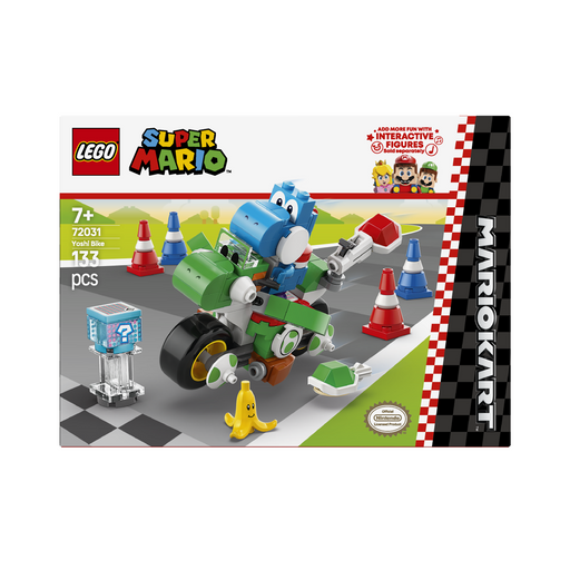 LEGO Super Mario Yoshi Bike set packaging on a white background