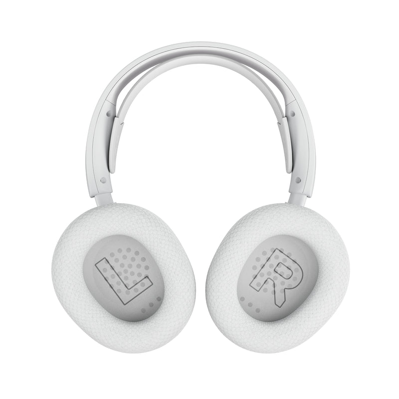 White over-ear headphones 