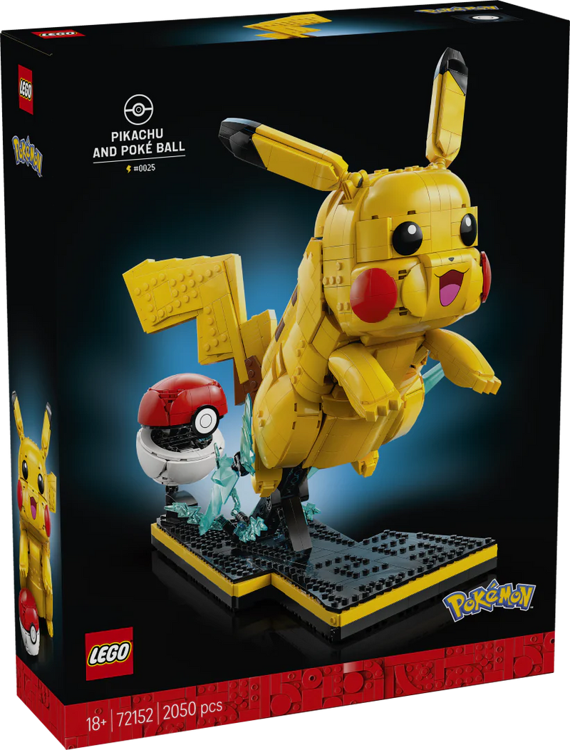 LEGO® Pokémon™ Pikachu and Poké Ball