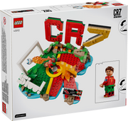 LEGO CR7 set packaging with character figure on a white background