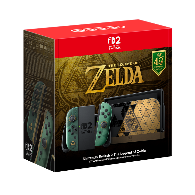 Nintendo Switch 2 – The Legend of Zelda – 40th Anniversary Edition