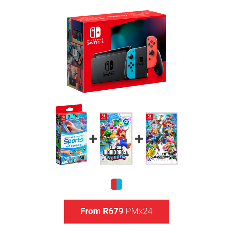 Vodacom Nintendo Switch Family Bundle Deal (24 Months)