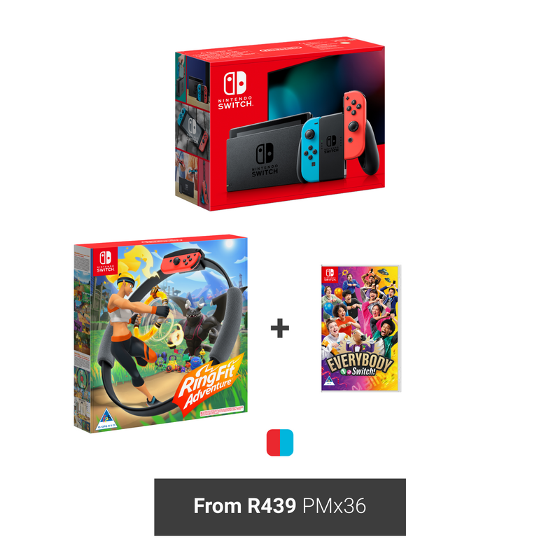 Vodacom Nintendo Switch Get Moving Bundle Deal (36 Months)