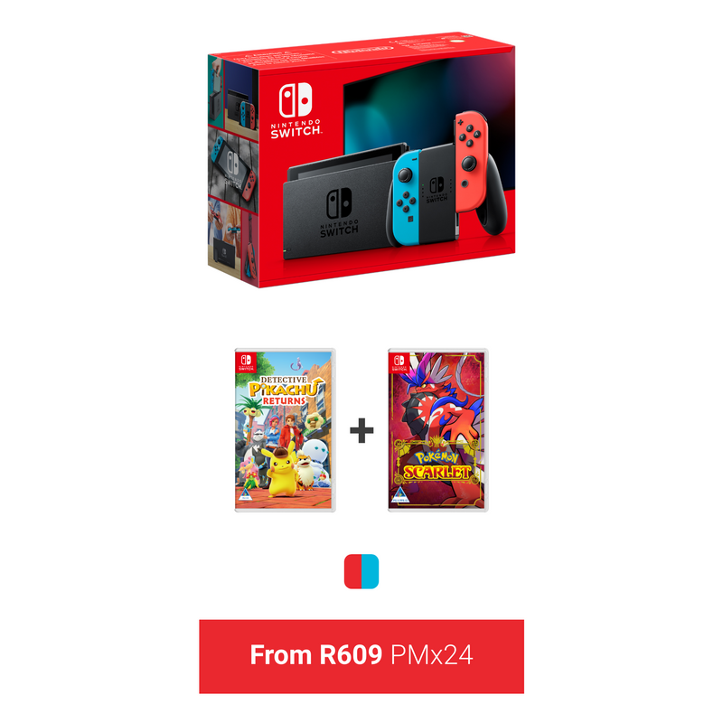 Vodacom Nintendo Switch Pokémon Bundle Deal (24 Months)