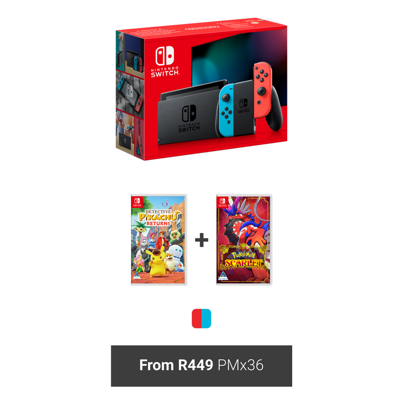 Vodacom Nintendo Switch Pokémon Bundle Deal (36 Months)