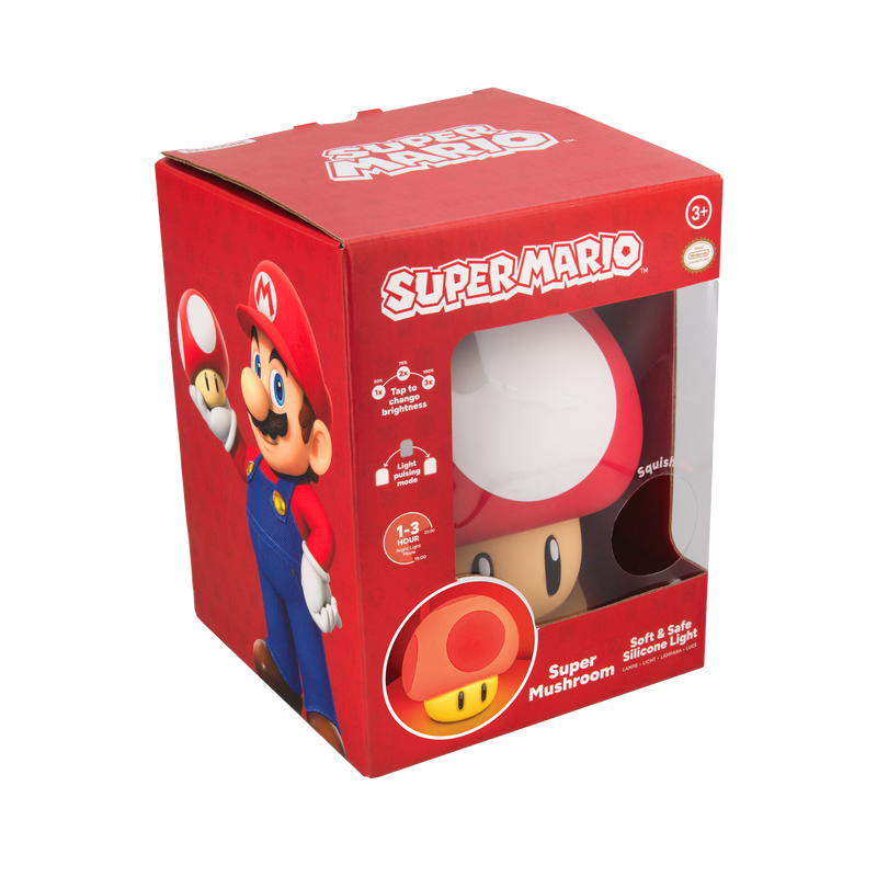Super Mushroom SquishyGlo Light Rechargeable