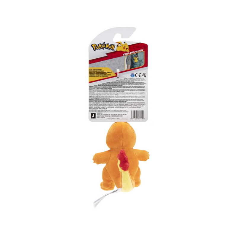 Pokémon Plush Keyring- Charmander