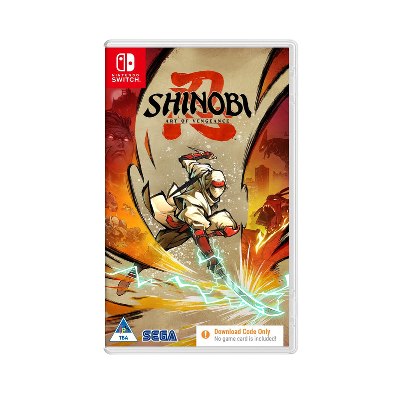 Shinobi: Art of Vengeance game case for Nintendo Switch 
