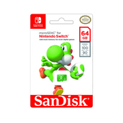 SanDisk MicroSDXC Card for Nintendo Switch - 64GB - Yoshi Edition