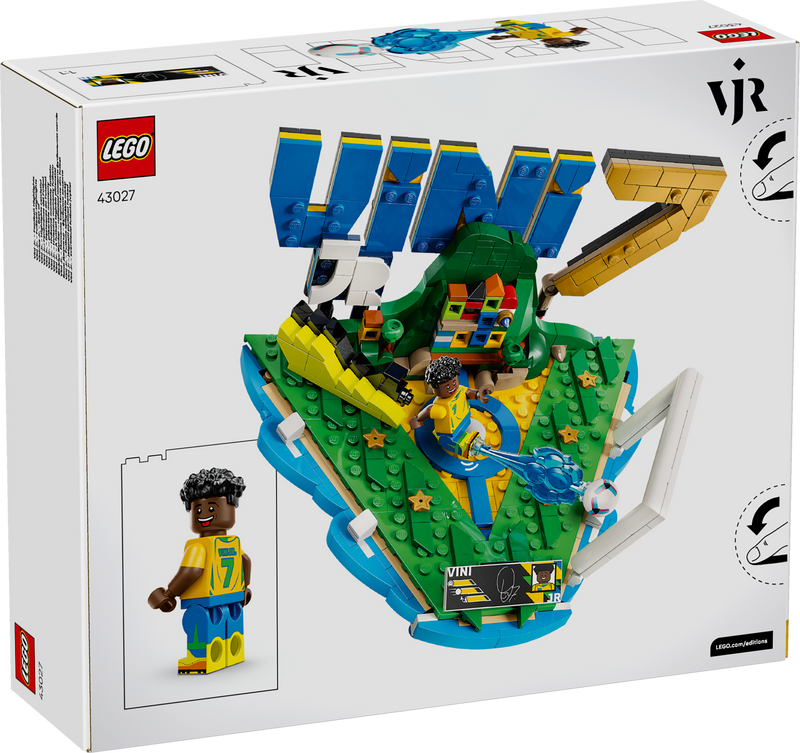 LEGO set packaging with a miniature figure and colorful design on a white background
