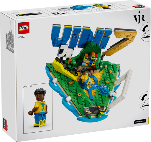 LEGO set packaging with a miniature figure and colorful design on a white background