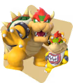 Bowser and Bowser Jr.