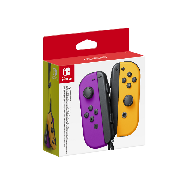 Nintendo Switch Joy-Con Pair Neon Purple & Neon Orange